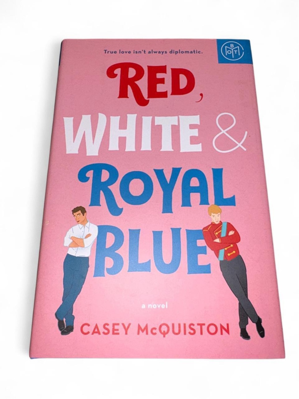 book - red, white, & royal blue